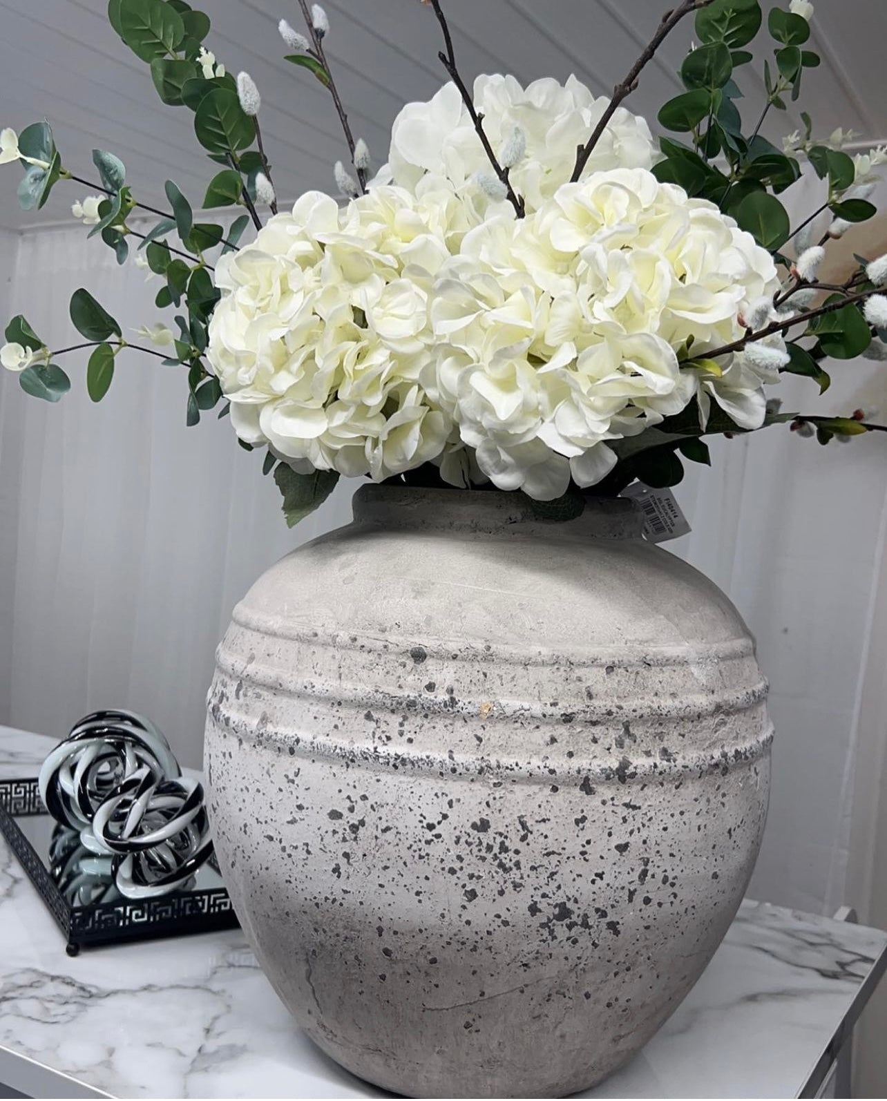 Large Faux Hydrangea Stem 52cm