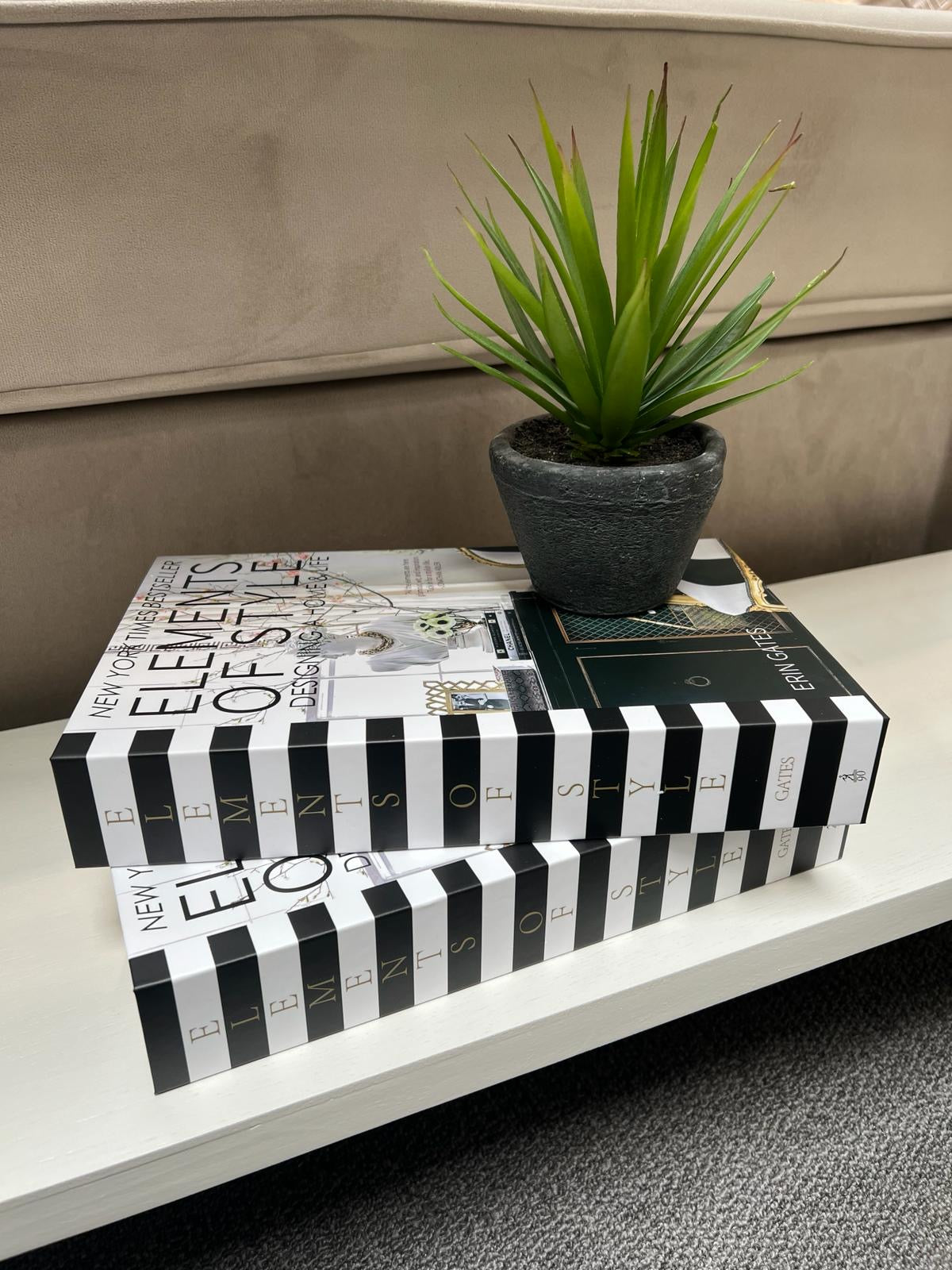 Elements of Style Storage Decor Book