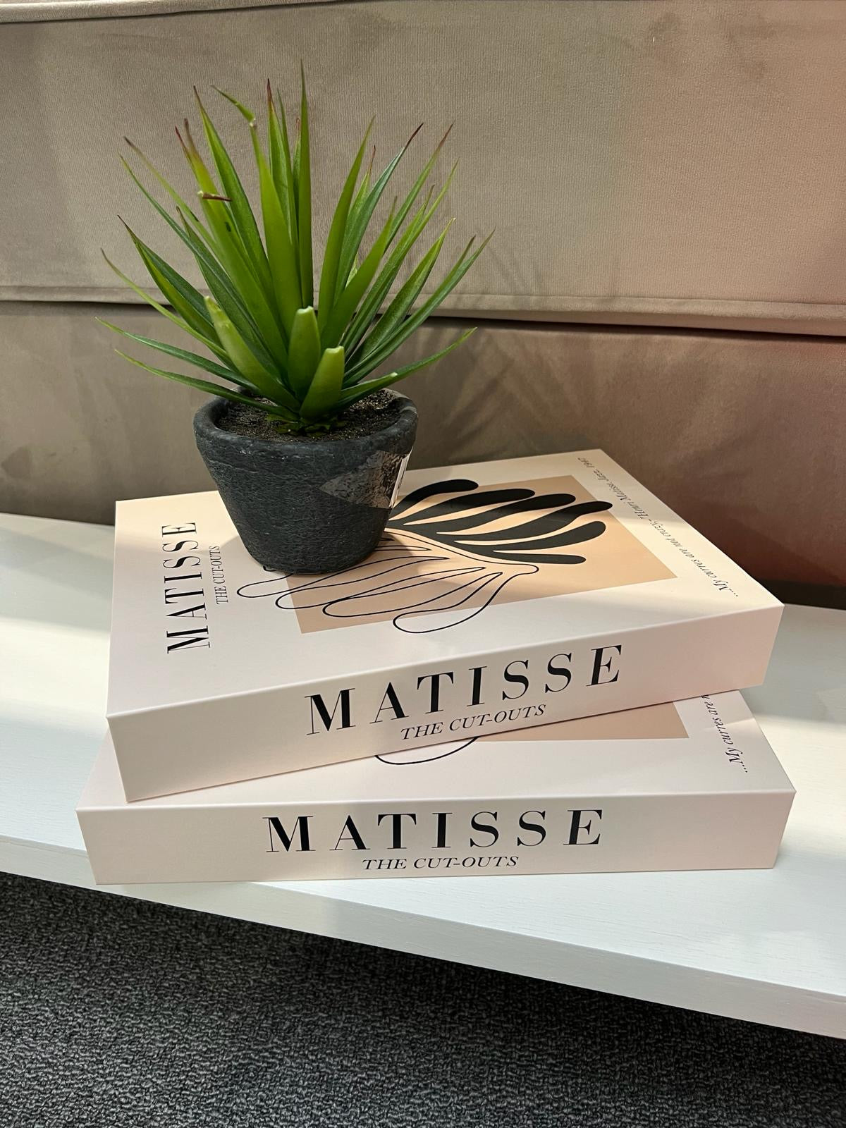 Matisse Cream Storage Decor Book