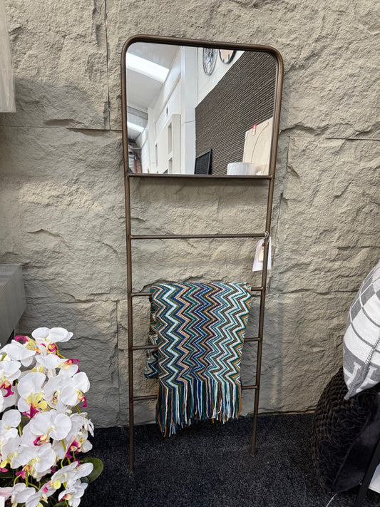 Bronze Mirrored Wall Stand