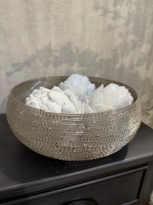 Silver Metal Bowl