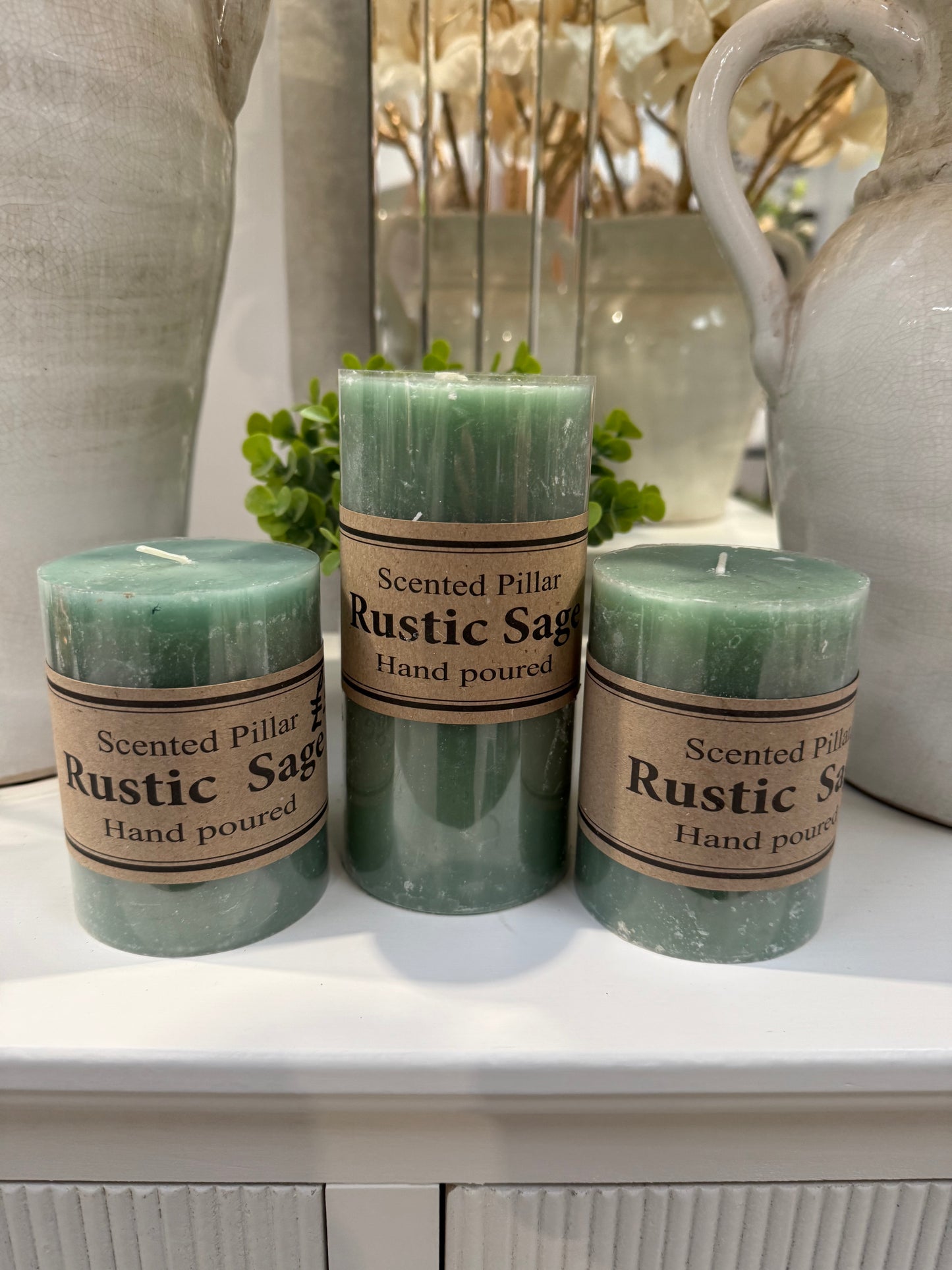 Medium Pillar Scented Candles