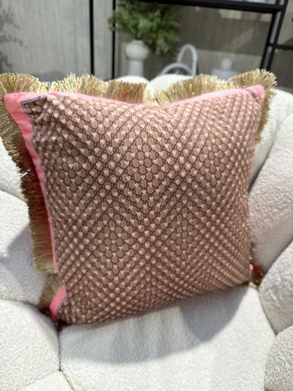 Gold Pattern Cushion