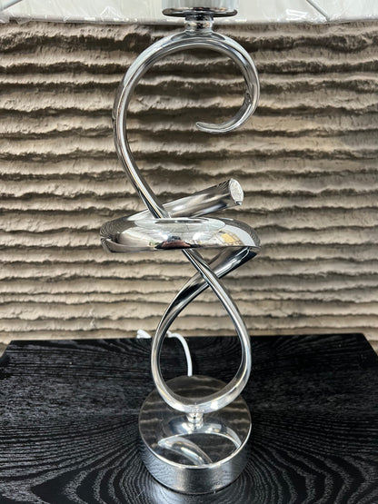 Silver Astra Table Lamp