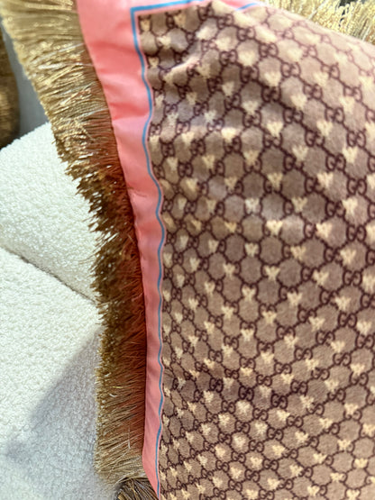 Gold Pattern Cushion