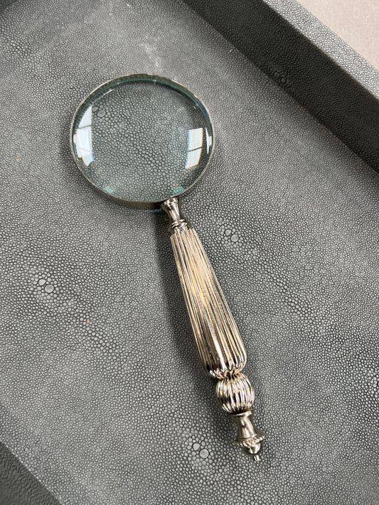 Churchill Silver Finish Magnifying Glass