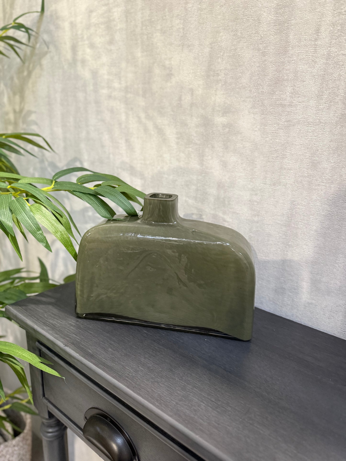 Glass Abstract Flask