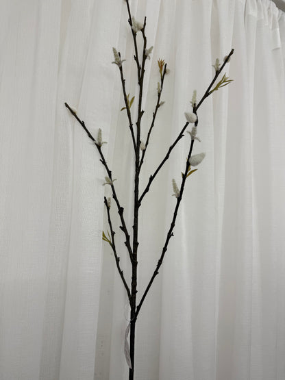 White Pussy Willow Spray