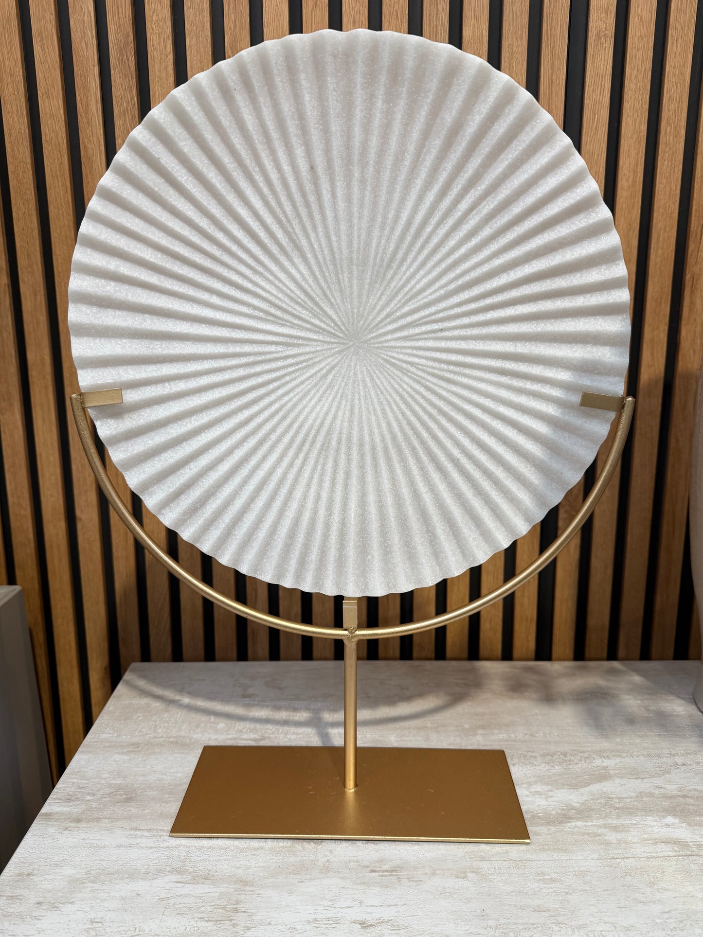 Mixed Quartz Disc on Stand