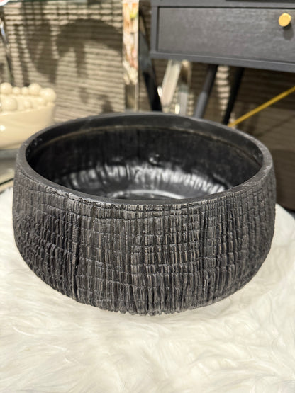 Textured Bowl White / Black