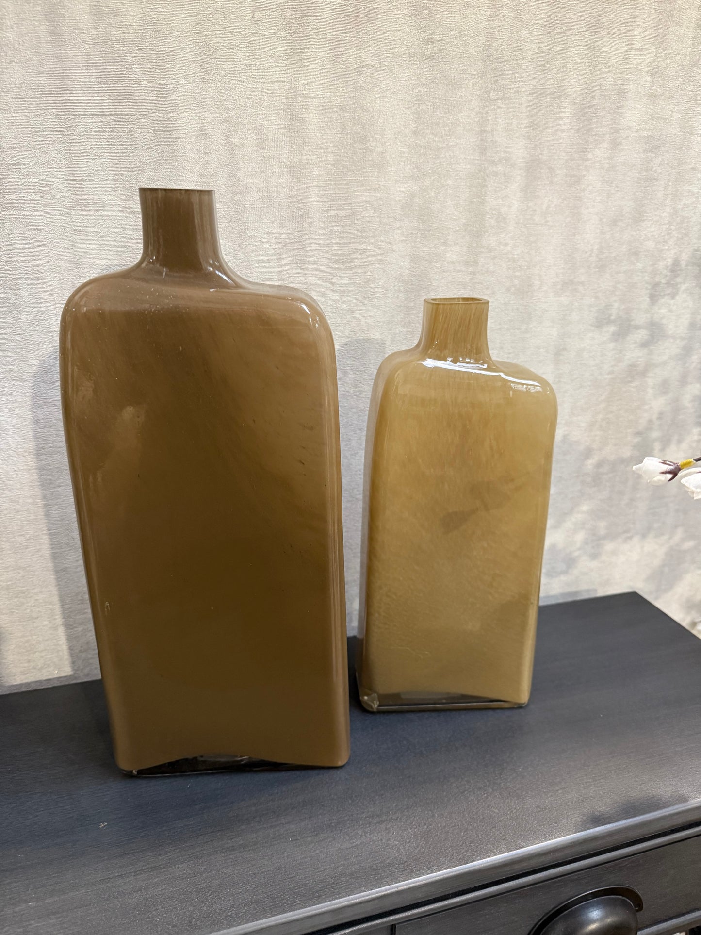 Glass Abstract Flask