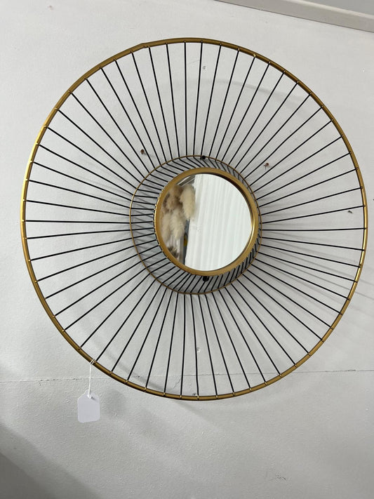 Black & Gold Mirror Wall Art