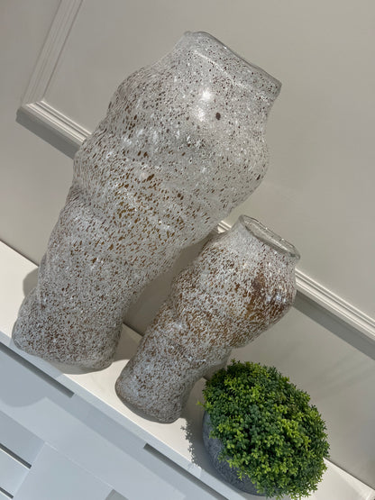 Speckled Glass Vase