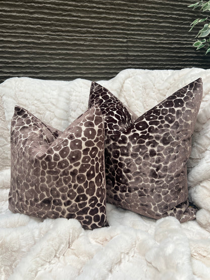 Paul Moneypenny Spoton Choc Cushions