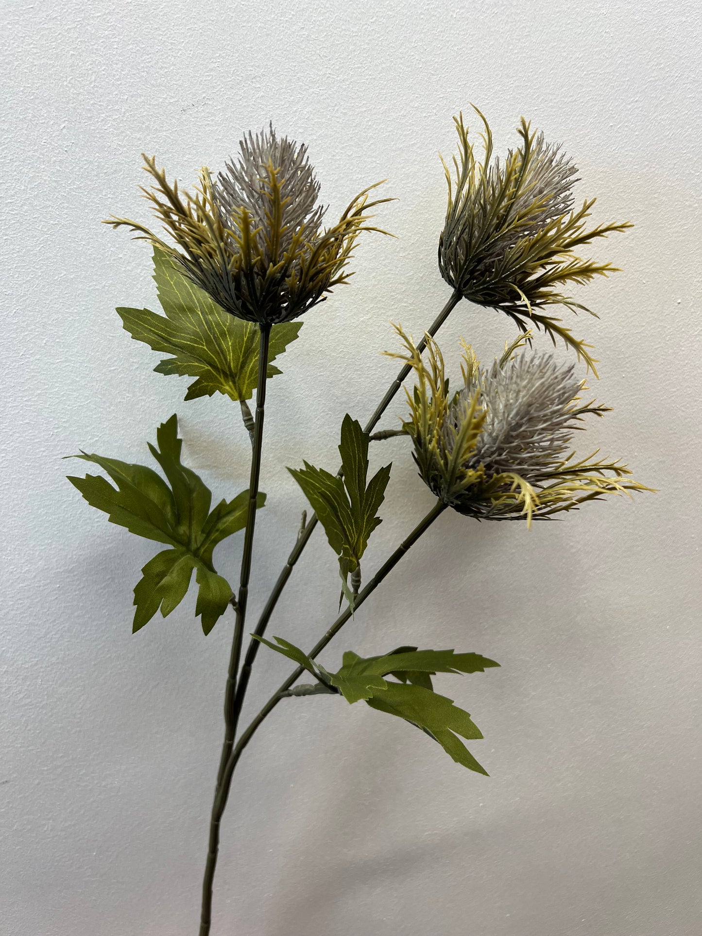 67cm Teasel Spray Grey