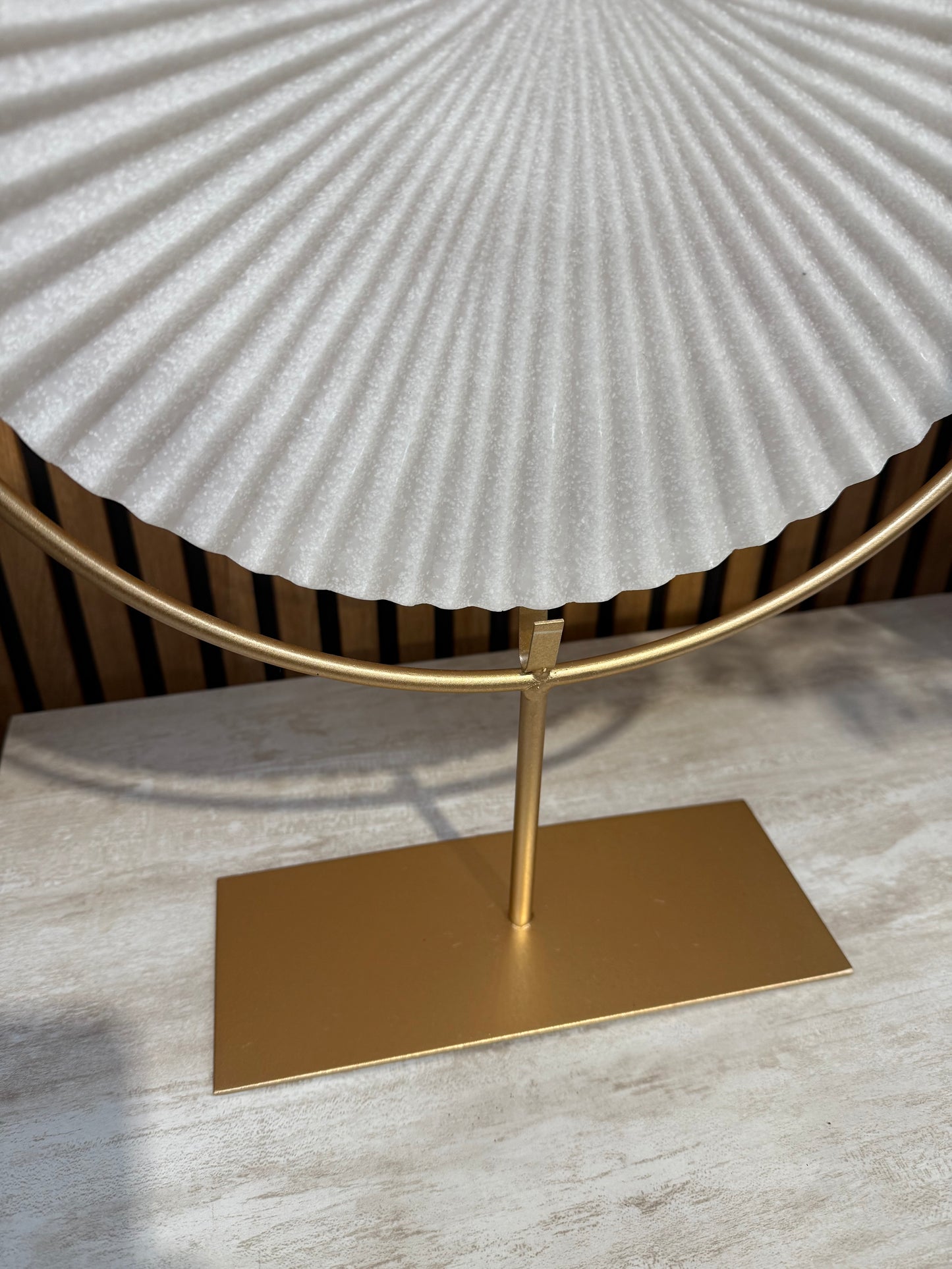 Mixed Quartz Disc on Stand