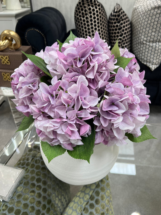 Purple Hydrangeas Single Stem