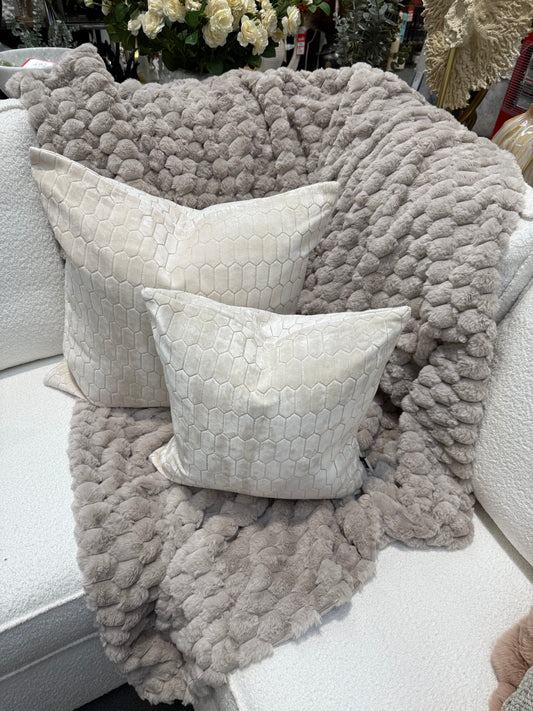 Paul Moneypenny Koochickoo Taupe Throw