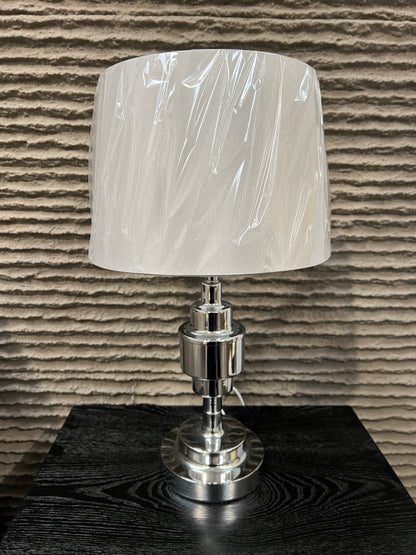 Clio Silver Chrome Lamp