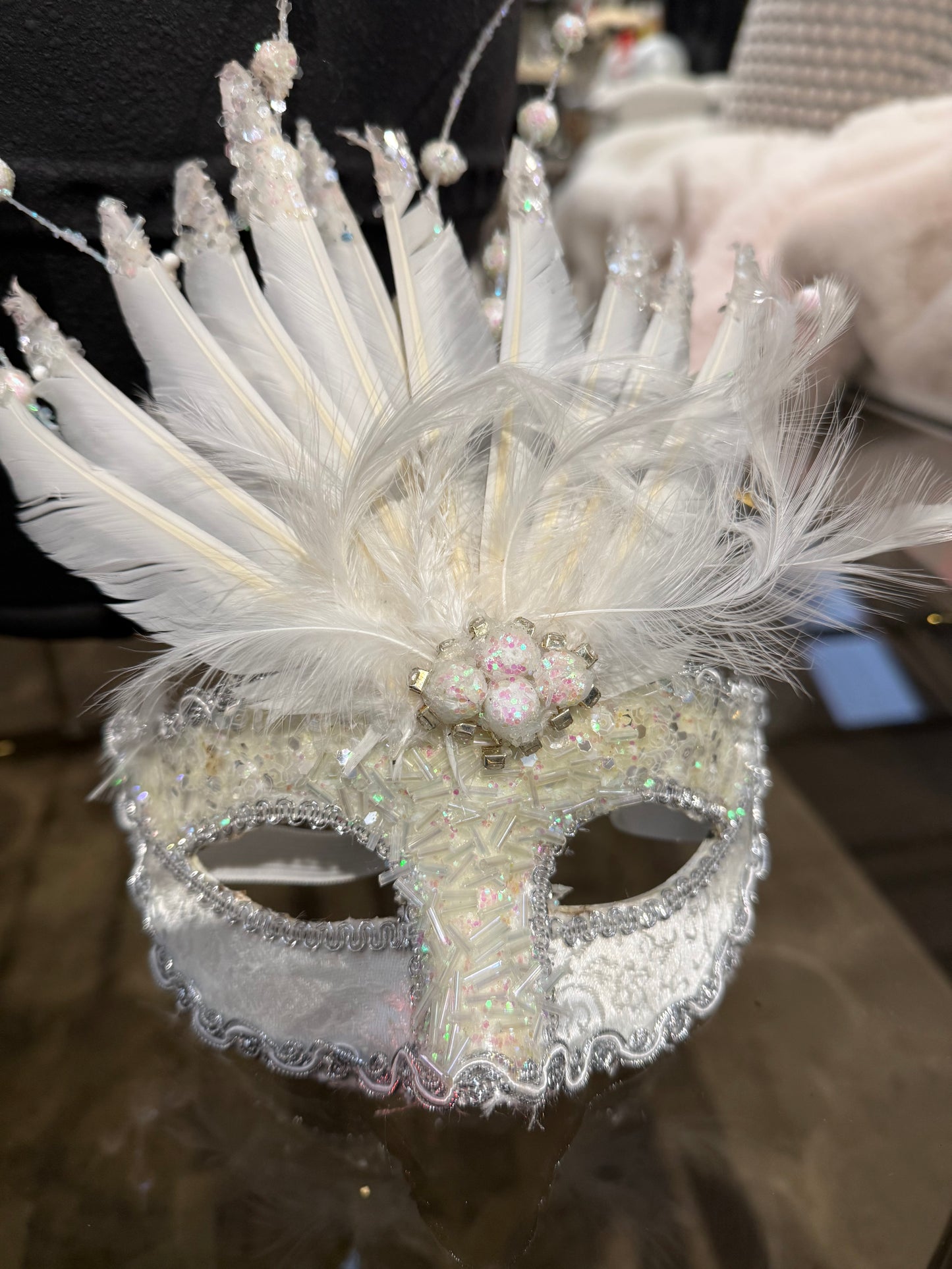 White Christmas Masks