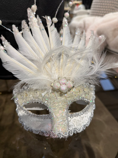 White Christmas Masks