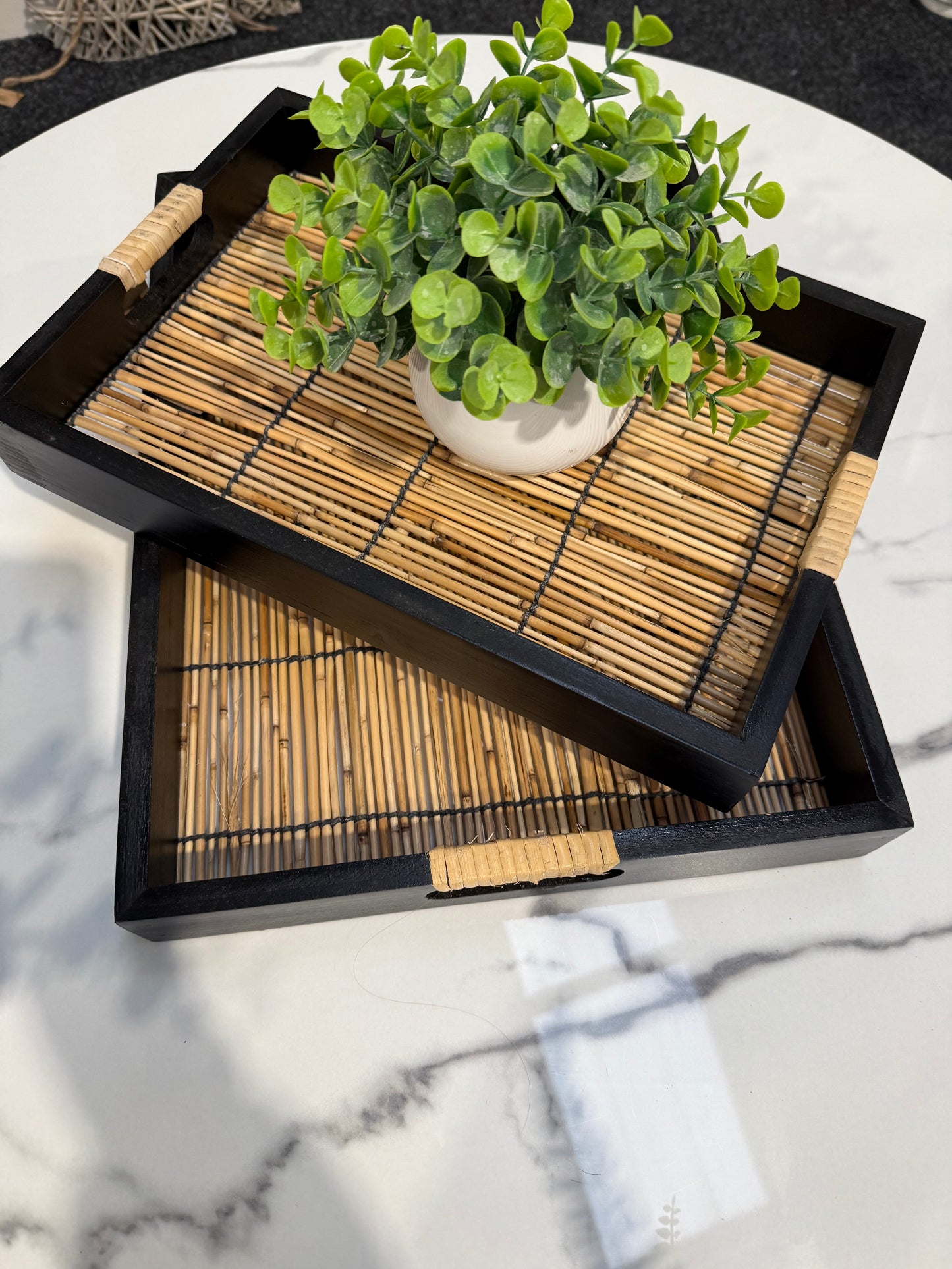 Bamboo Tray Set