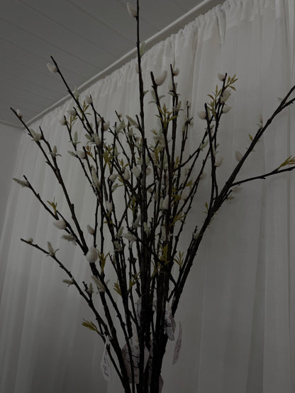 White Pussy Willow Spray