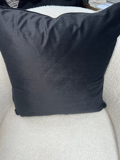 Ebony Black Luxe Cushion