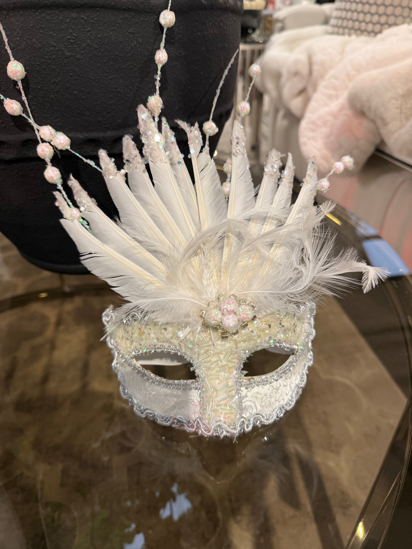 White Christmas Masks