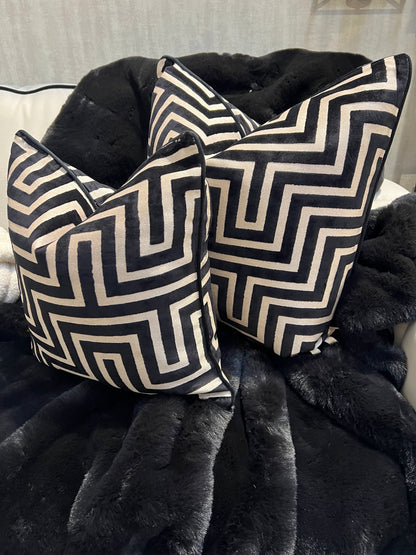 Moneypenny Amazing Cushion in Black 16"