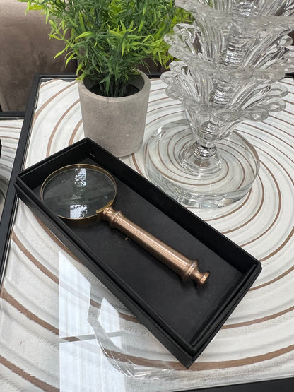 Brass Magnifying Glass