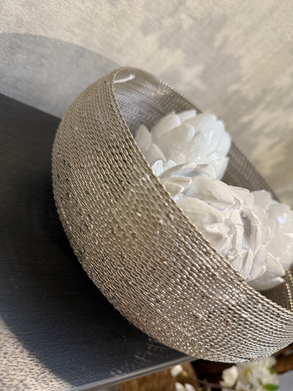 Silver Metal Bowl