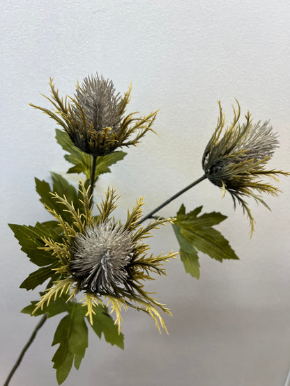 67cm Teasel Spray Grey