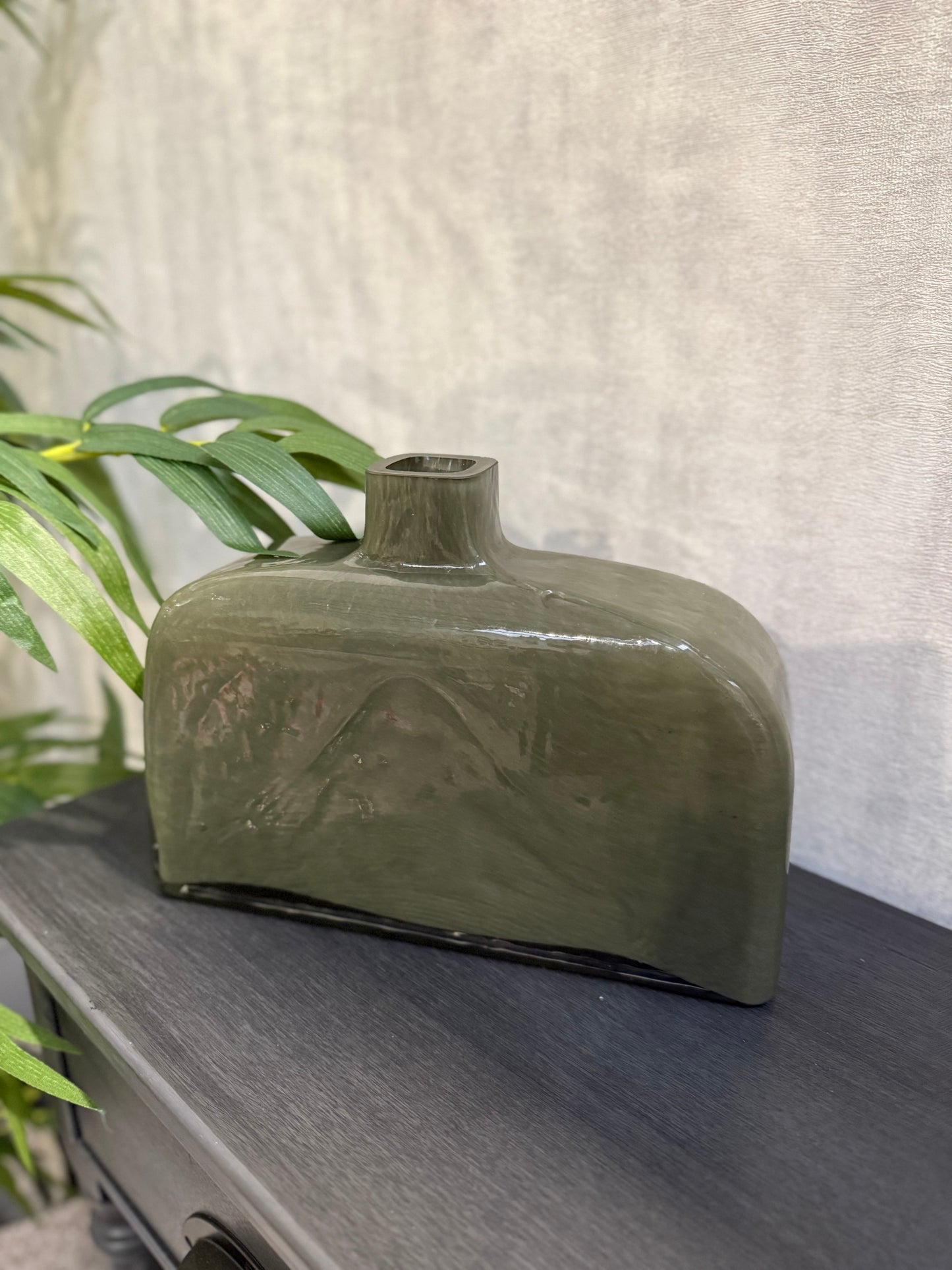 Glass Abstract Flask