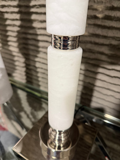White Marble Table Lamp