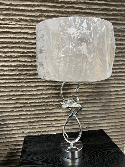 Silver Astra Table Lamp