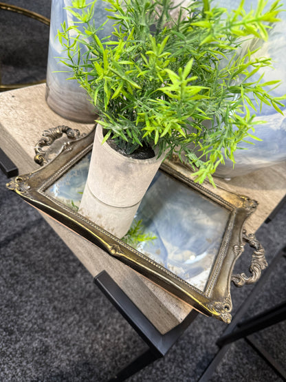 Antique Mirrored Tray