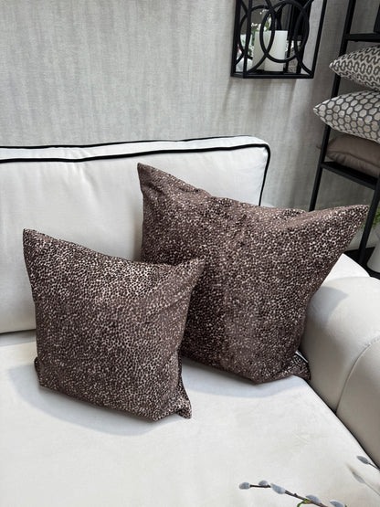 Bingham Dark Choc Cushion