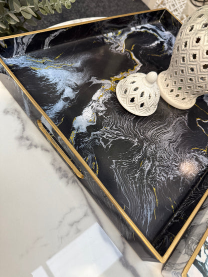 Marble Tray Set