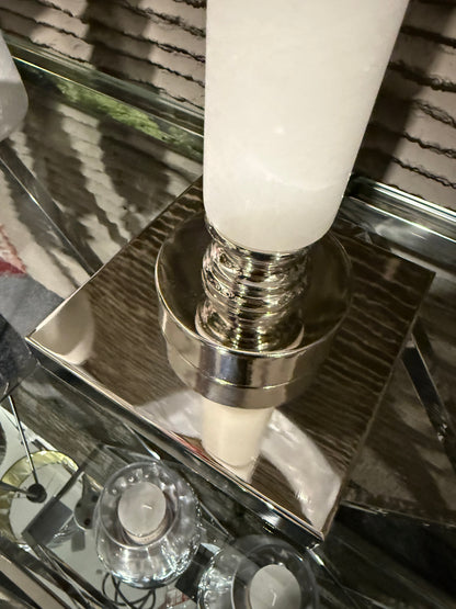 White Marble Table Lamp