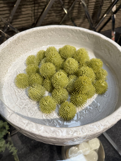 Green Echinops Balls - 24