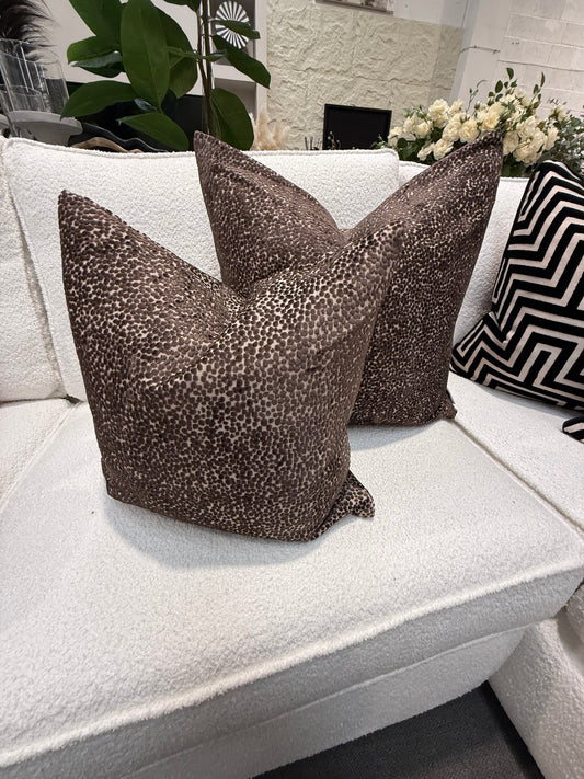 Bingham Dark Choc Cushion