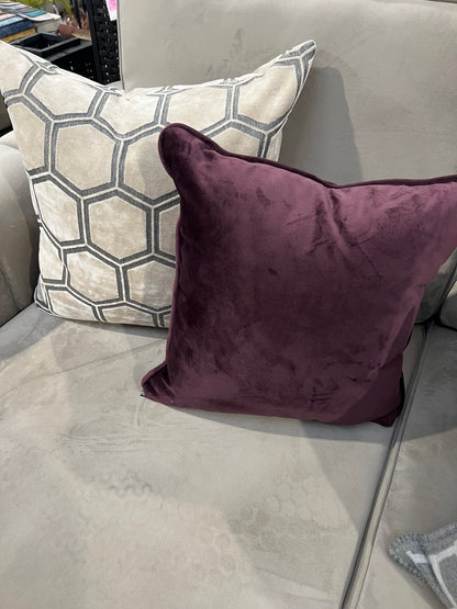 Burgundy Velvet Cushion