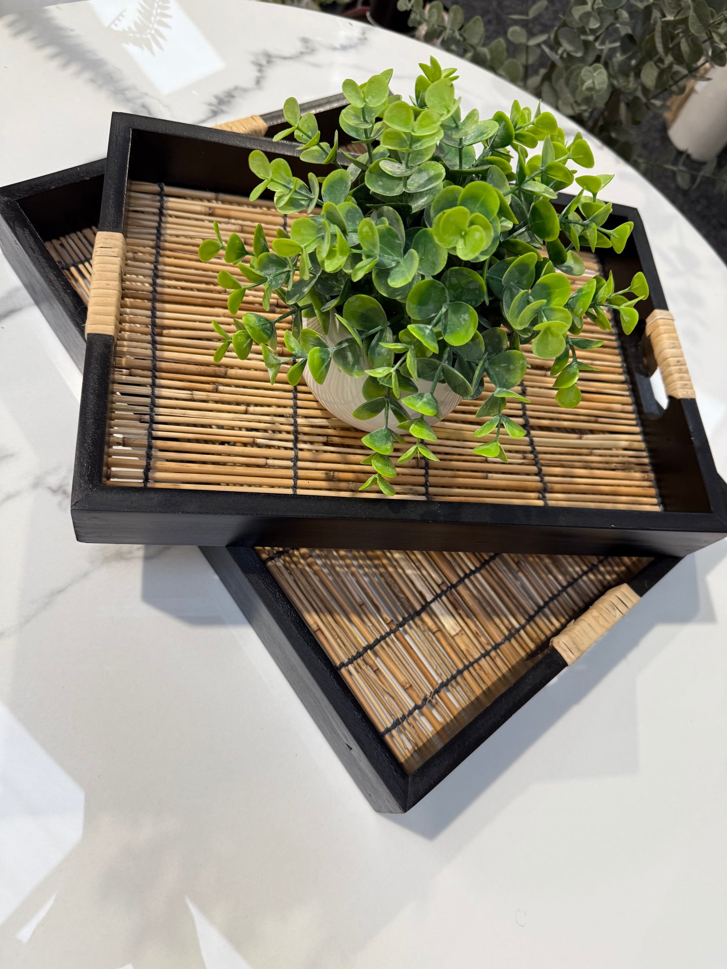 Bamboo Tray Set