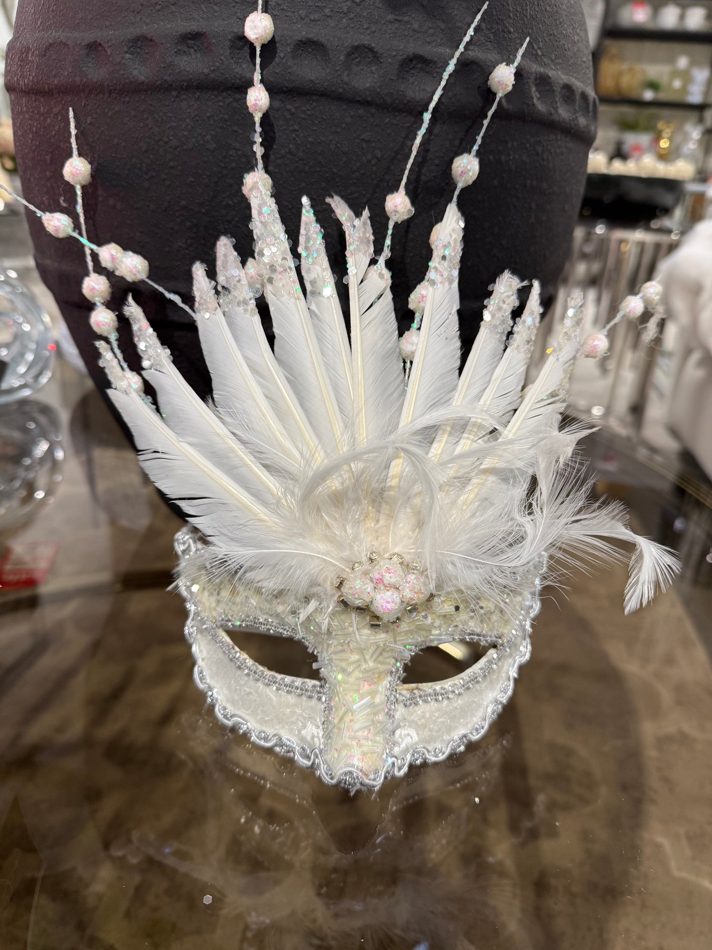 White Christmas Masks