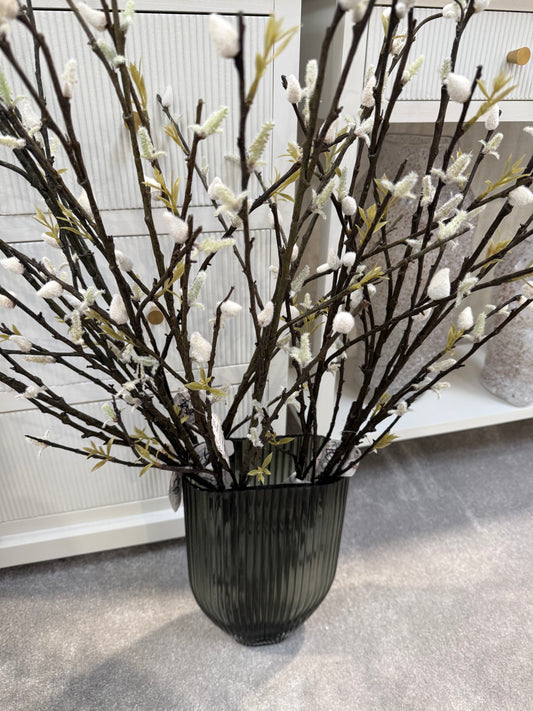 White Pussy Willow Spray