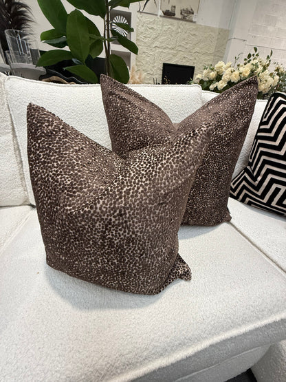 Bingham Dark Choc Cushion