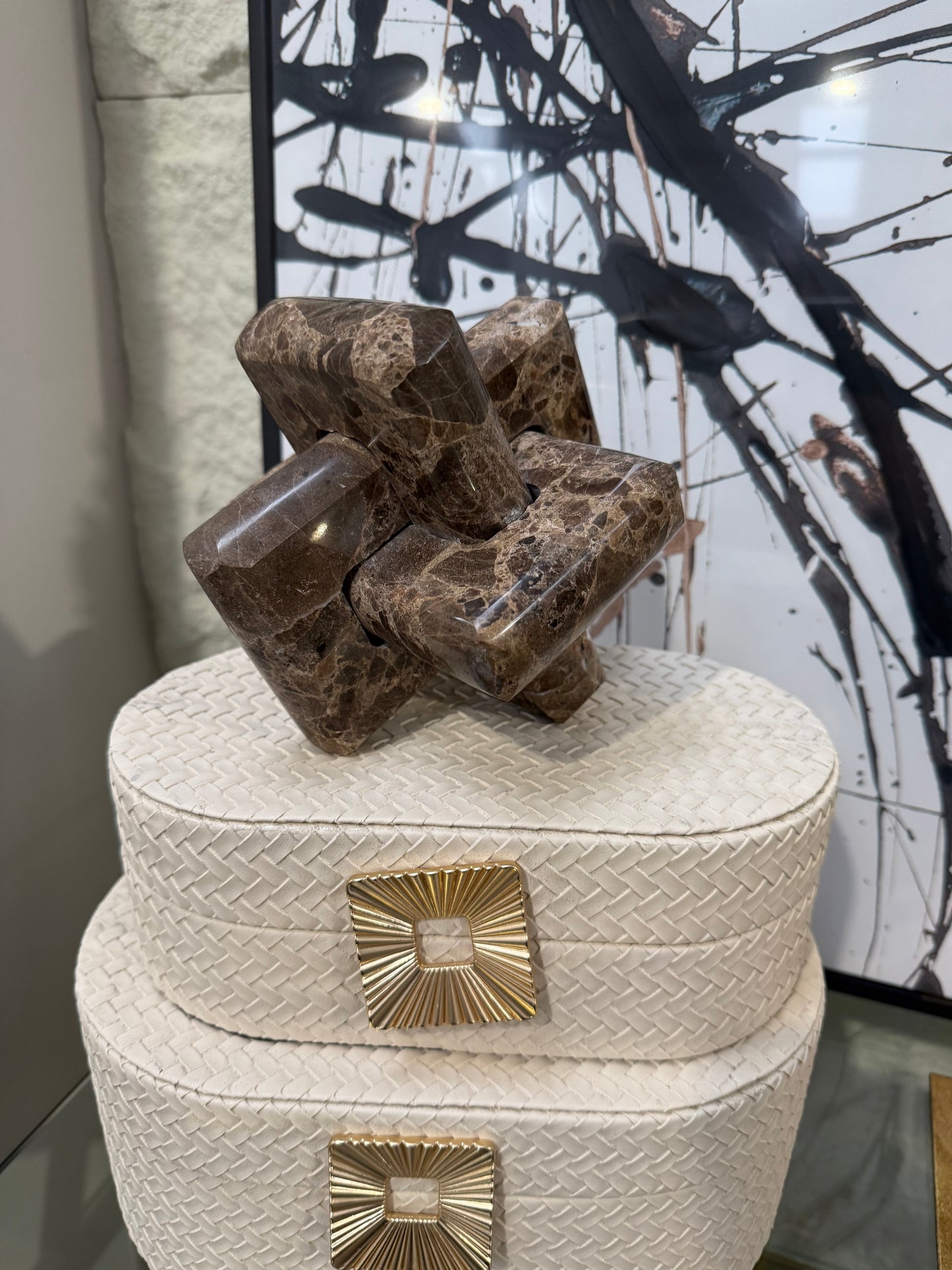 Marble Square Sculpture