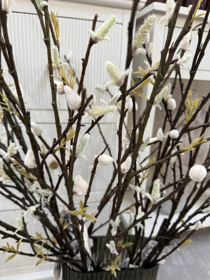White Pussy Willow Spray