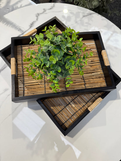 Bamboo Tray Set